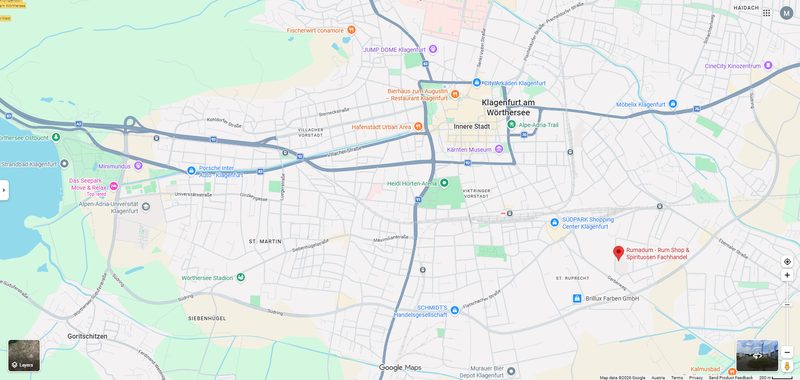 Lageplan: Primoschgasse 3, Zufahrt über Industriering 17, 9020 Klagenfurt